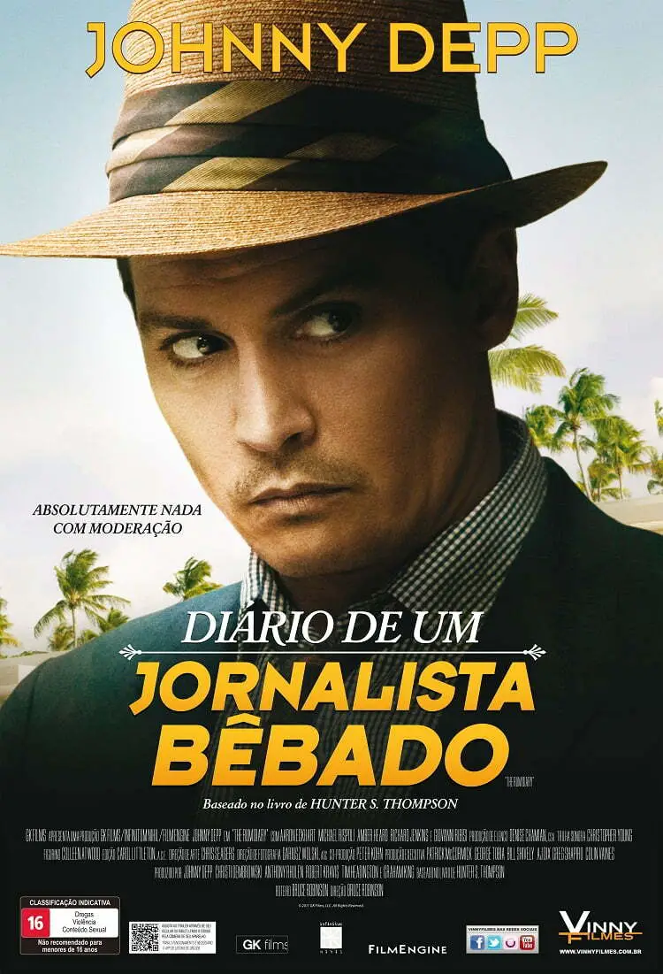 Cartaz do filme Diário de Um Jornalista Bêbado