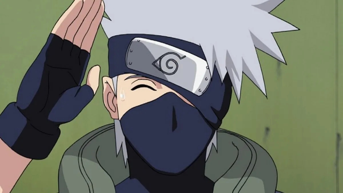 Kakashi Hatake é o líder do Time 7 e sensei de Naruto